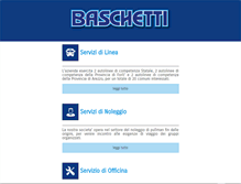 Tablet Screenshot of baschetti.it